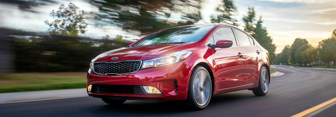 2017 Kia Forte in red