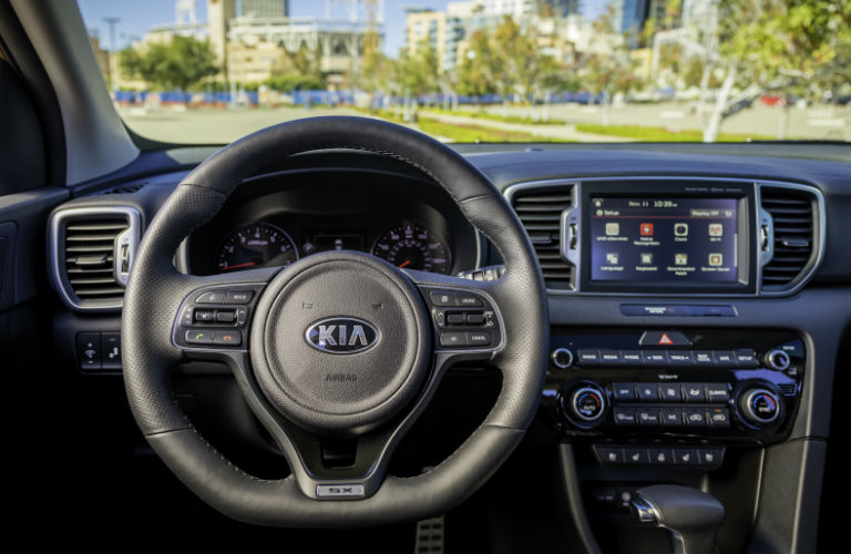 2018 Kia Sportage dashboard