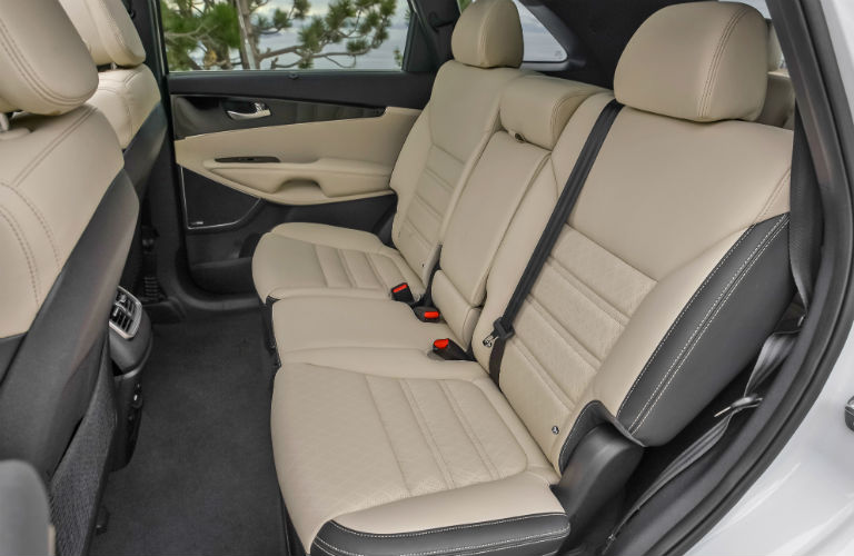 2018 Kia Sorento rear seating