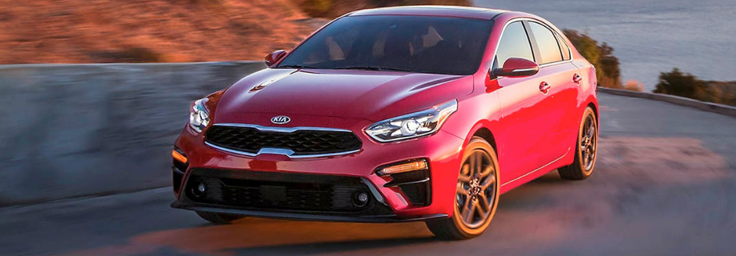 2019 Kia Forte in red