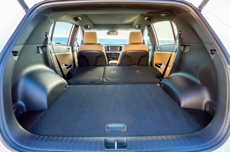 2020 Kia Sportage interior dimensions and cargo space