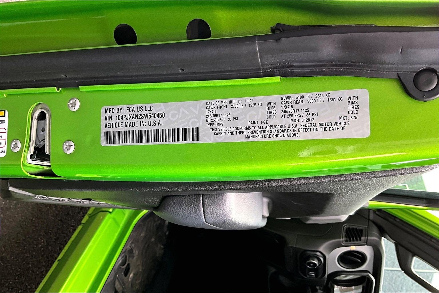 2025 Jeep Wrangler Sport S