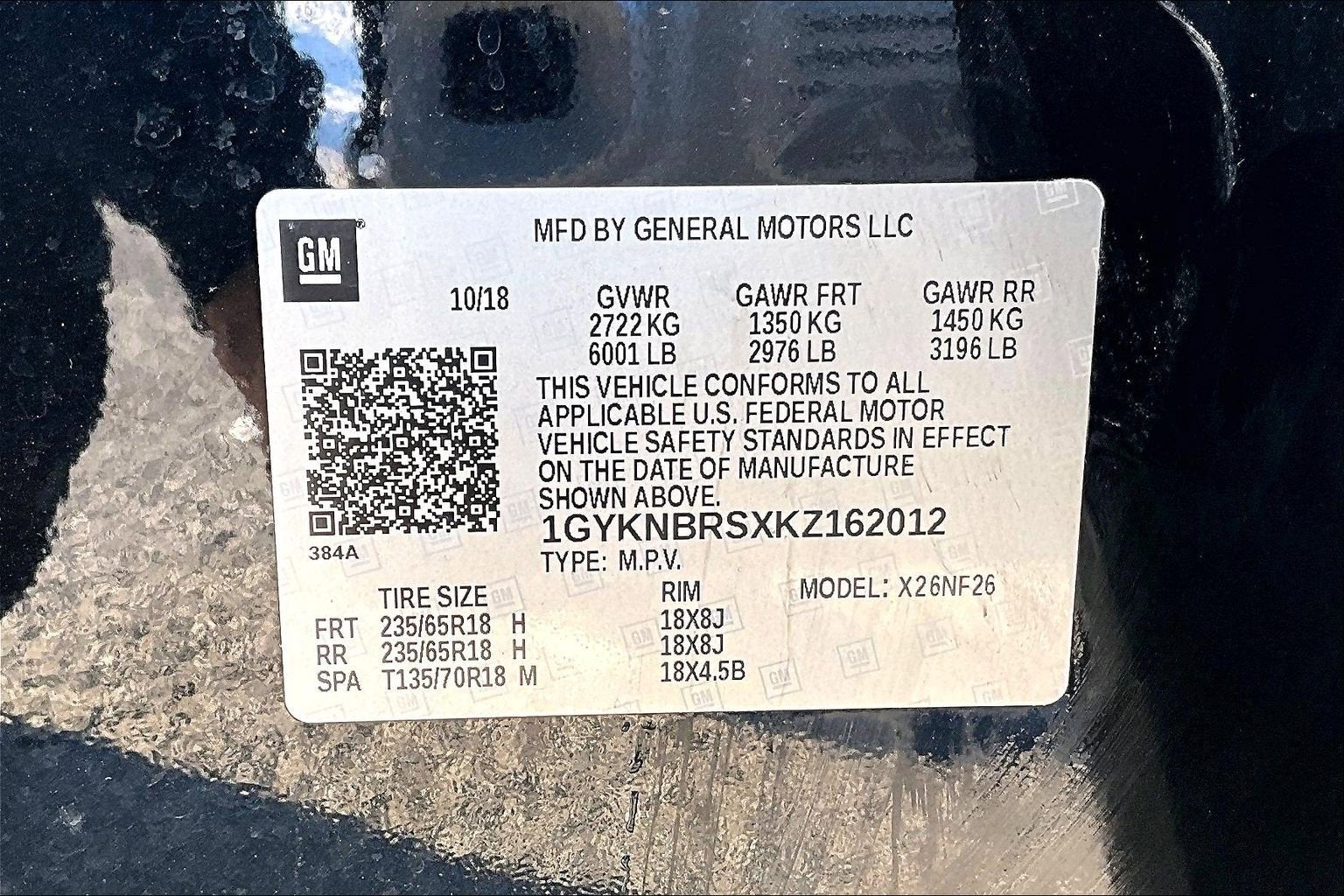 2019 Cadillac XT5 AWD