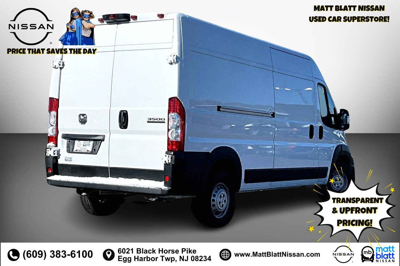 2025 RAM ProMaster Cargo Van Tradesman