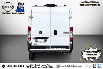 2025 RAM ProMaster Cargo Van Tradesman