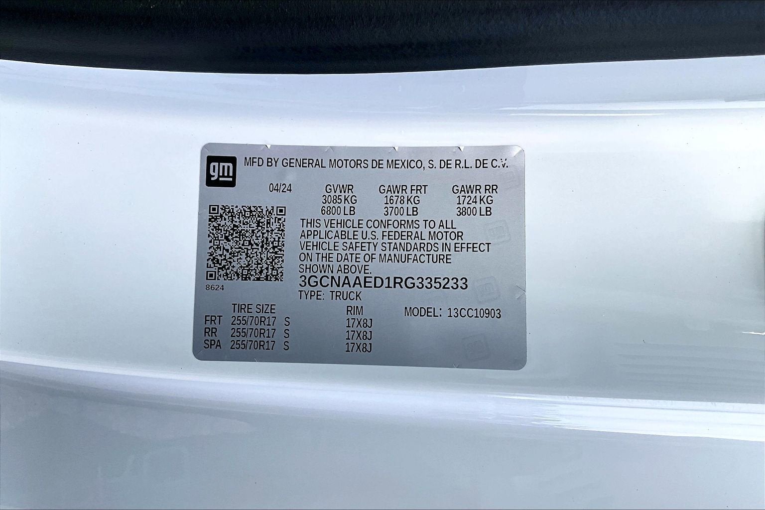 2024 Chevrolet Silverado 1500 Work Truck