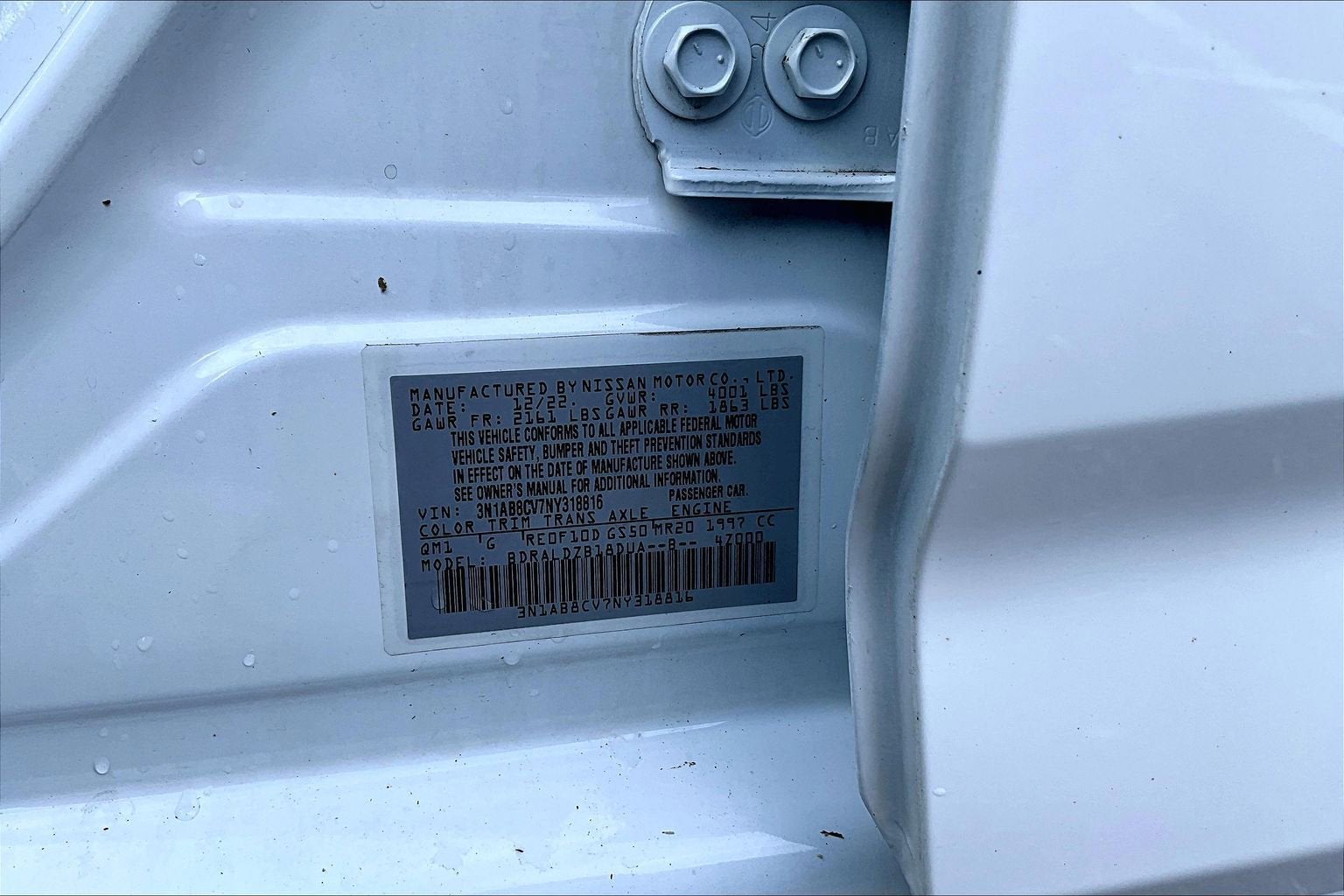 2022 Nissan Sentra SV