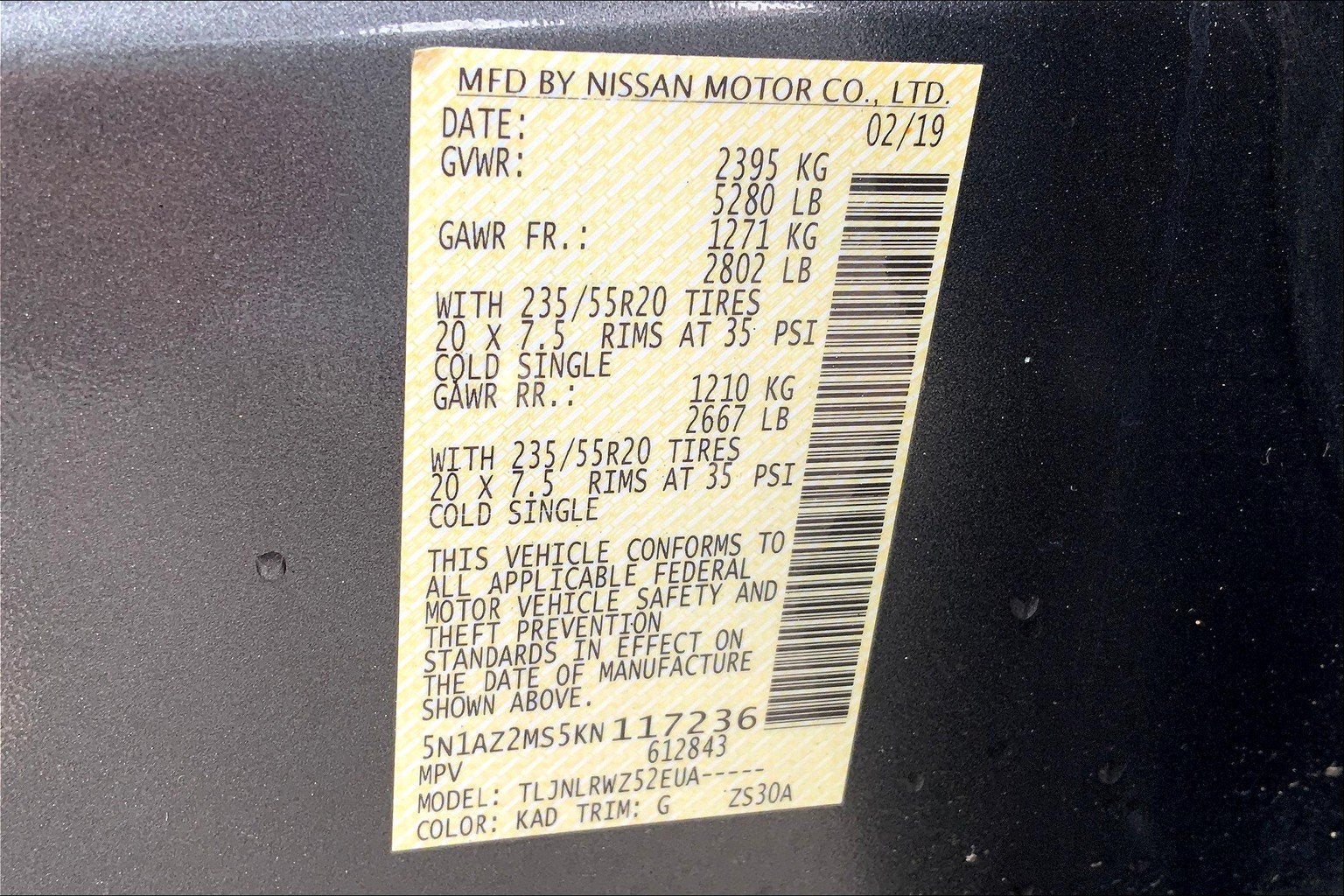 2019 Nissan Murano SL