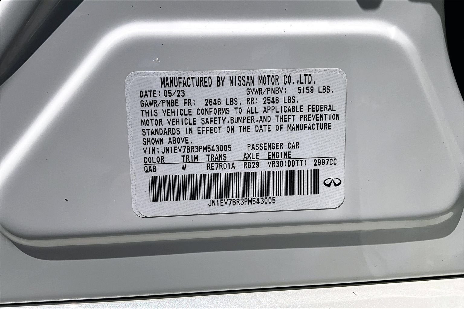 2023 INFINITI Q50 LUXE