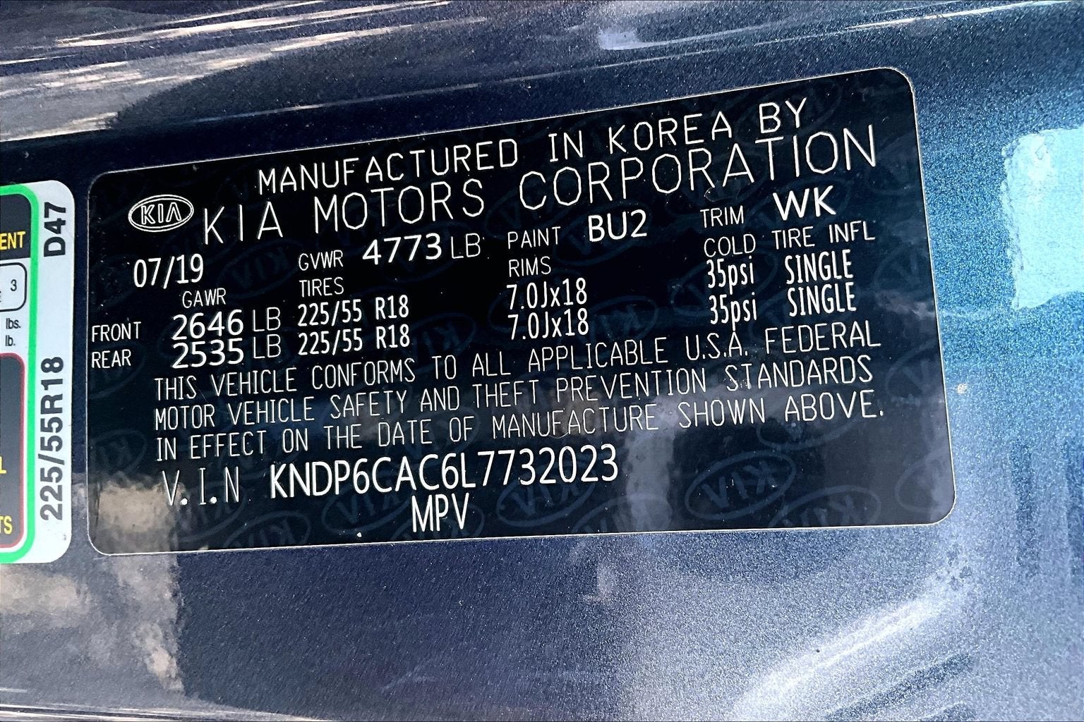 2020 Kia Sportage S