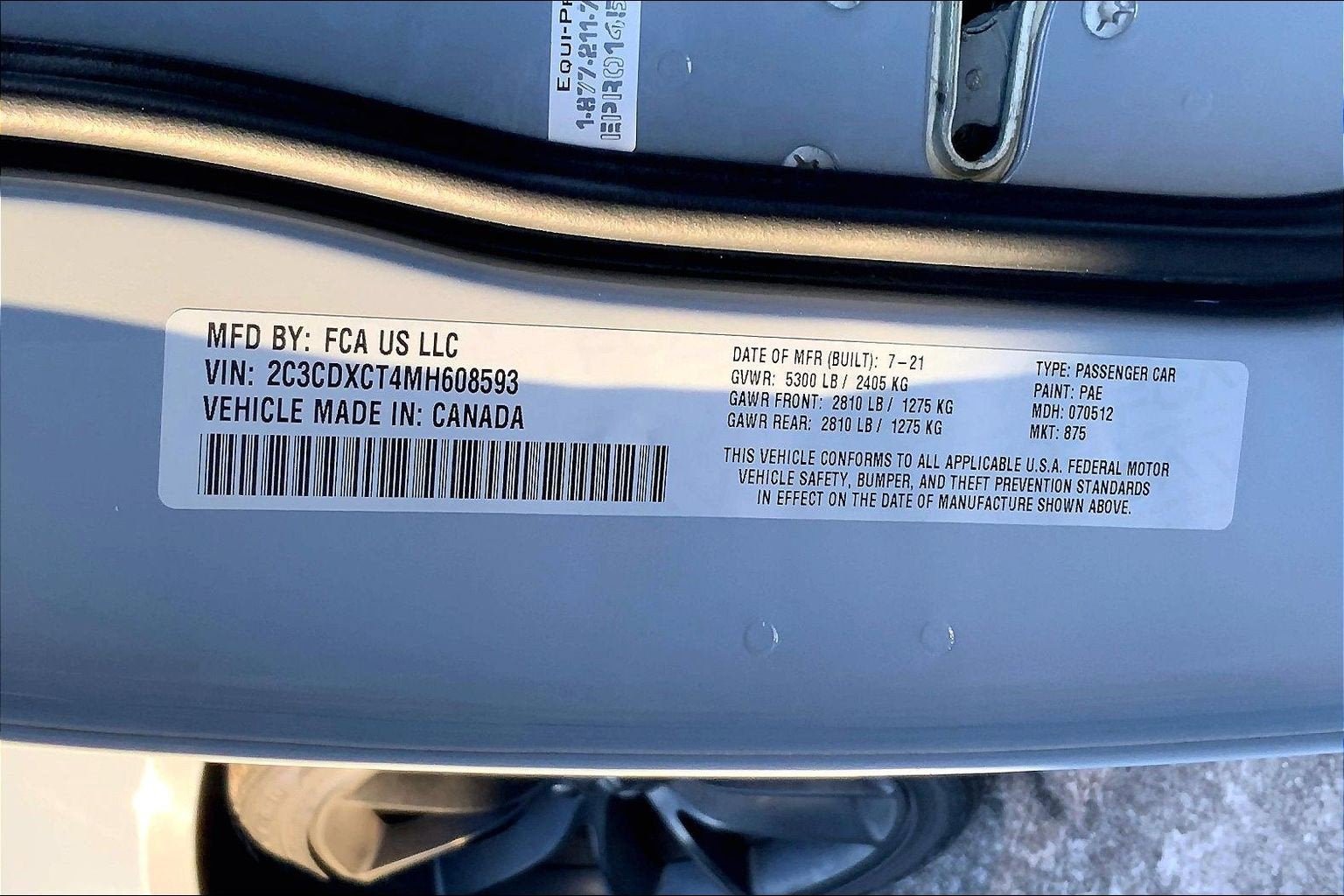 2021 Dodge Charger R/T RWD