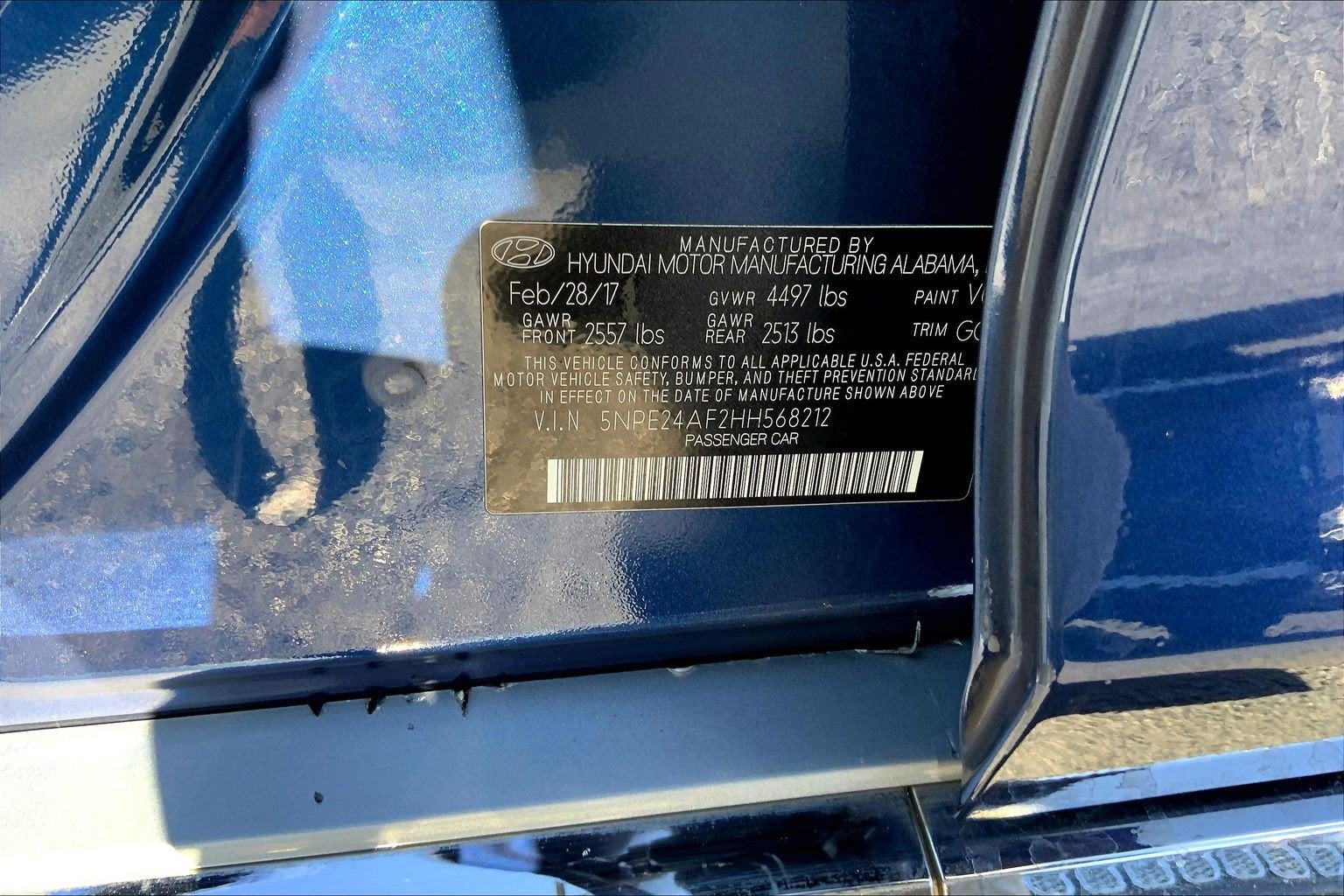 2017 Hyundai Sonata SE