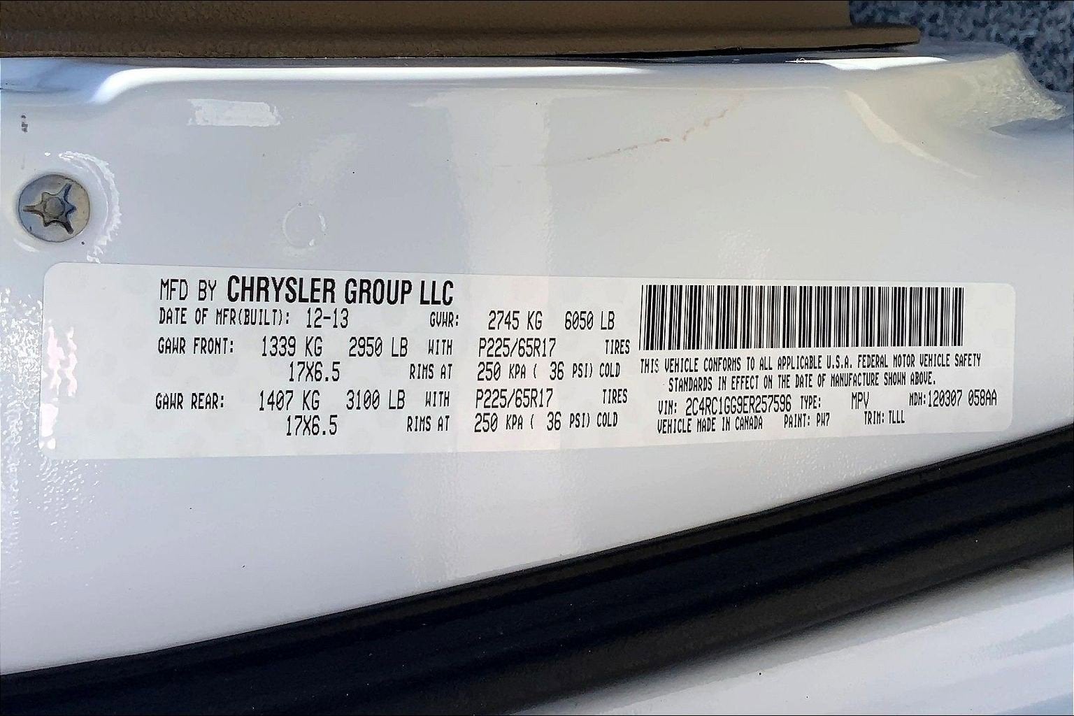 2014 Chrysler Town & Country Limited