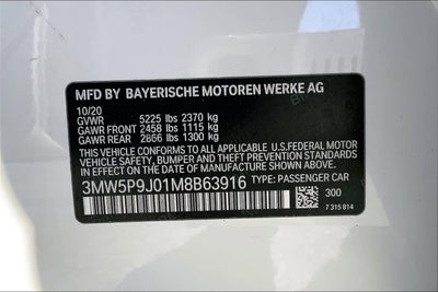 2021 BMW 3 Series 330e xDrive