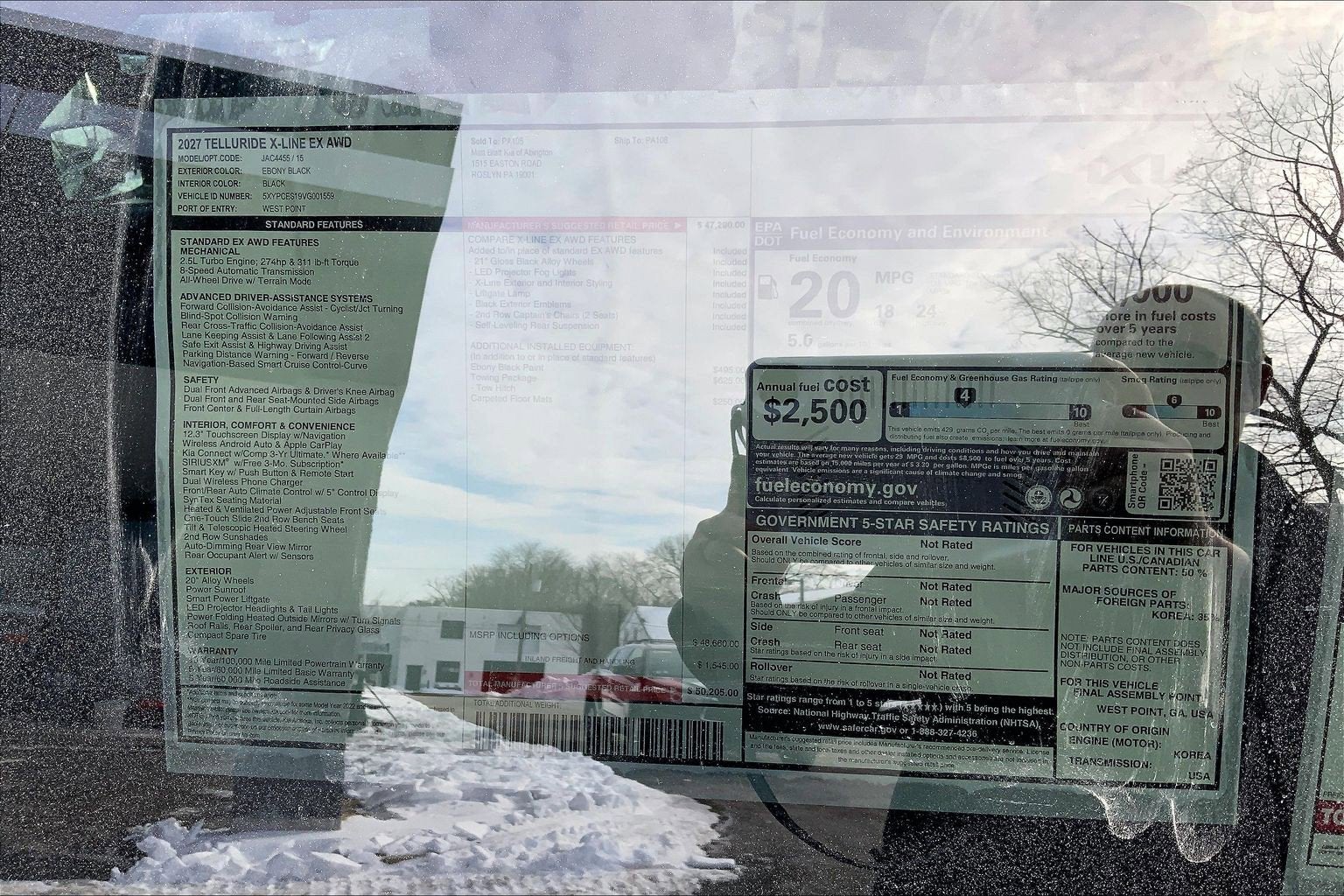 2027 Kia Telluride X-Line EX