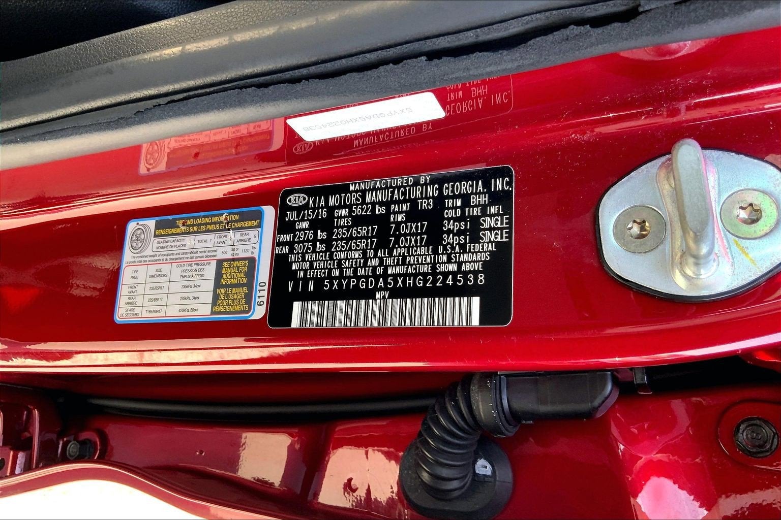 2017 Kia Sorento LX V6