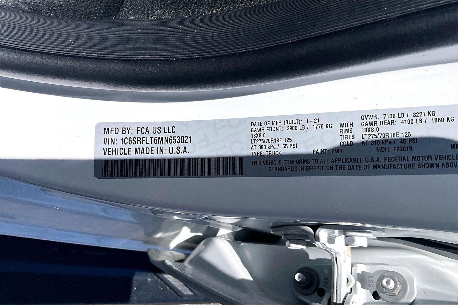 2021 RAM 1500 Rebel