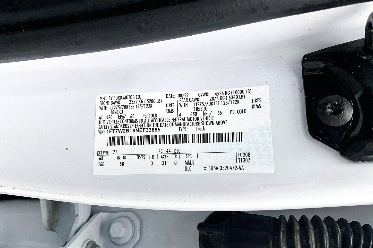 2022 Ford Super Duty F-250 SRW LARIAT