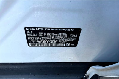 2019 BMW X3 xDrive30i