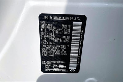 2023 INFINITI QX80 PREMIUM SELECT 4WD