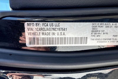 2022 Dodge Durango SXT