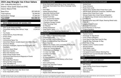 2024 Jeep Wrangler 4xe Sahara