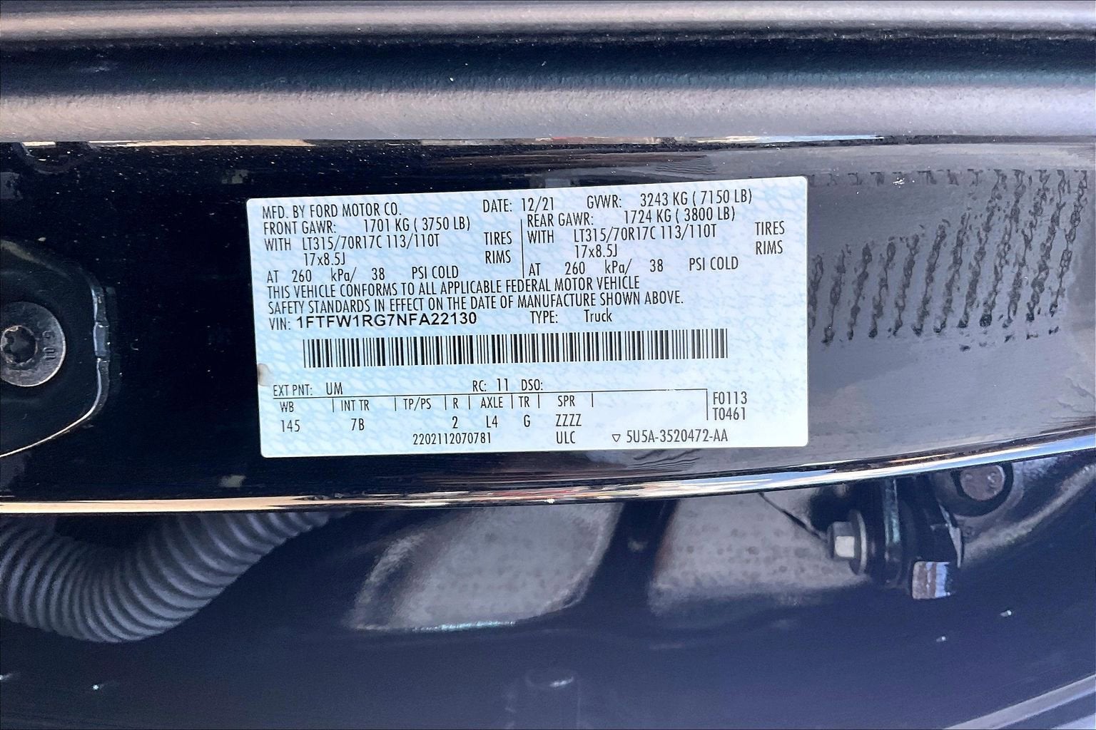 2022 Ford F-150 Raptor