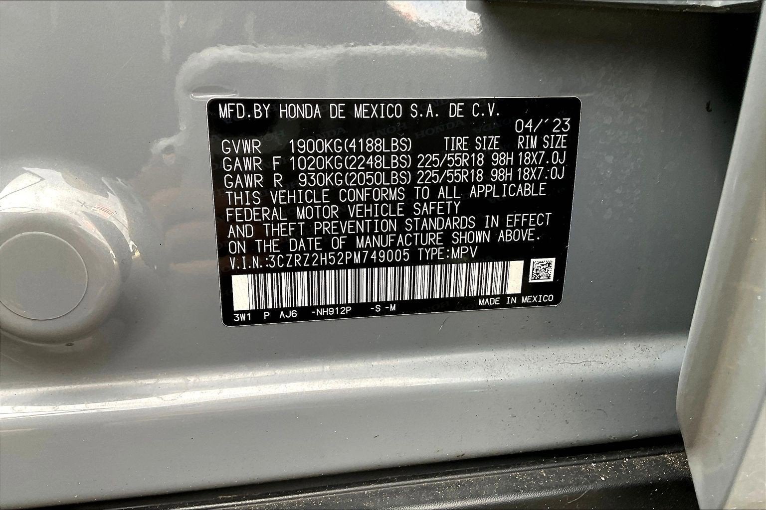 2023 Honda HR-V Sport