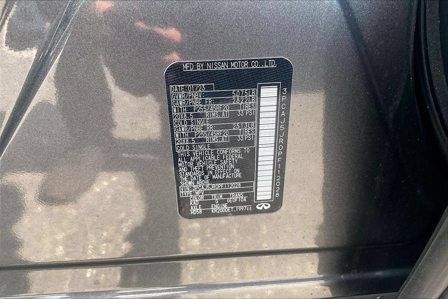 2023 INFINITI QX55 LUXE