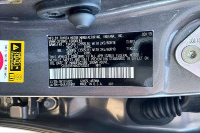 2019 Toyota Highlander LE Plus