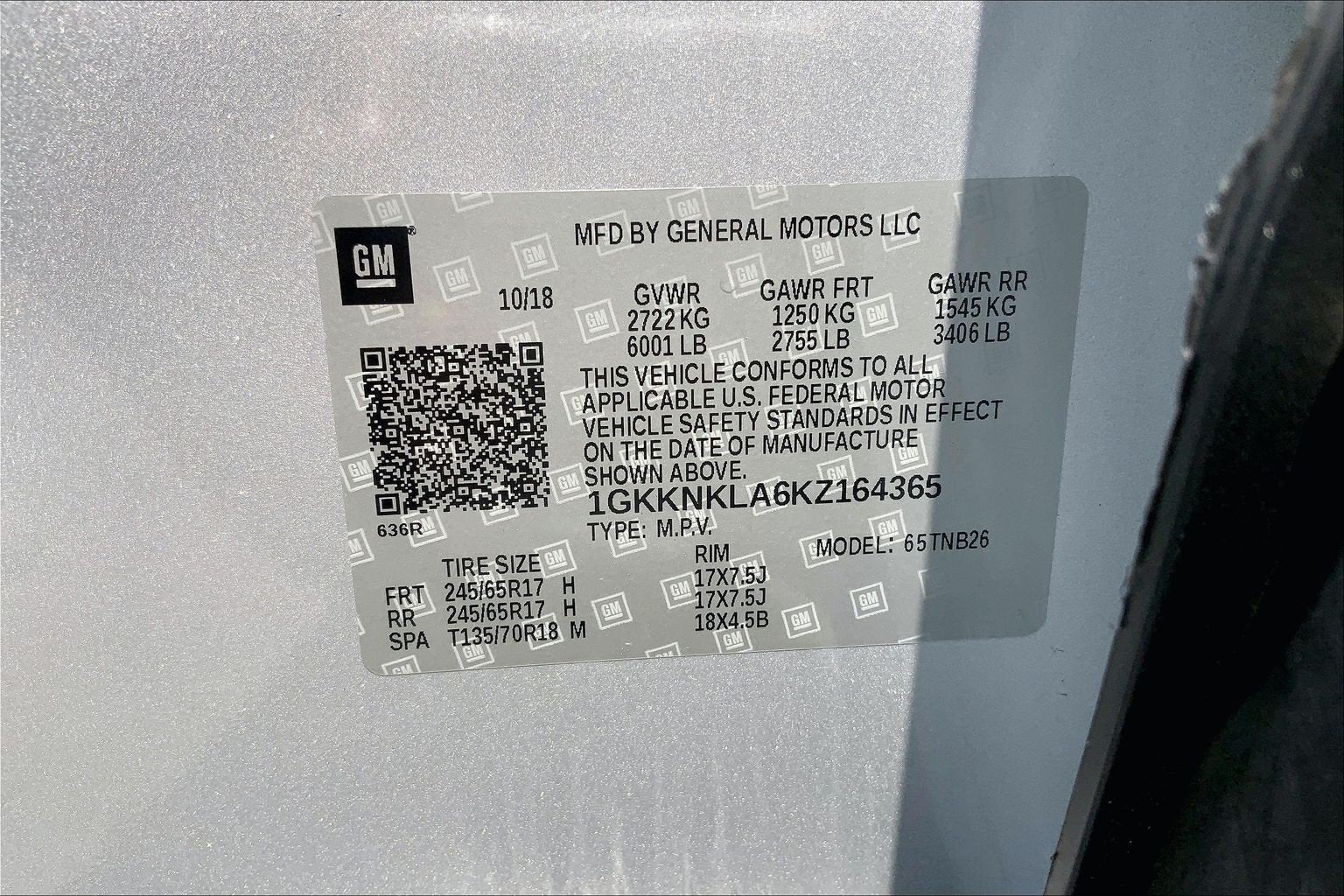 2019 GMC Acadia SLE