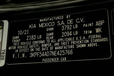 2022 Kia Forte GT-Line