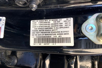 2019 Honda CR-V EX-L