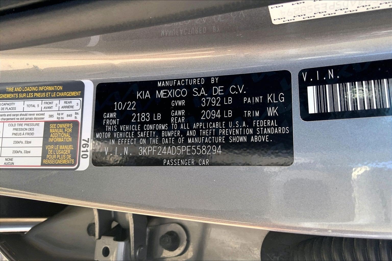 2023 Kia Forte LXS