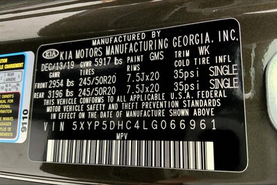 2020 Kia Telluride SX