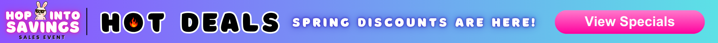 Desktop Banner — Hot Deals